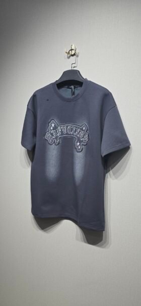 تيشرت رمادي مغسول ابيض موديل مميز