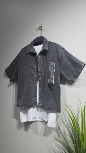 تيشرت موديل كوري بازرار رمادي