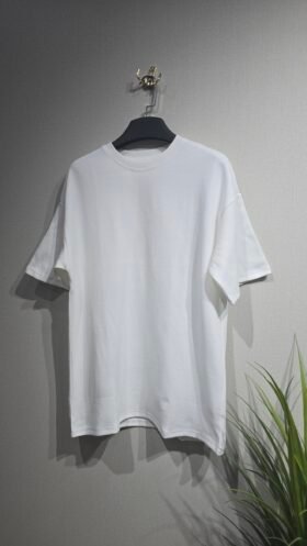 تيشرت سادة ابيض قطن 100%